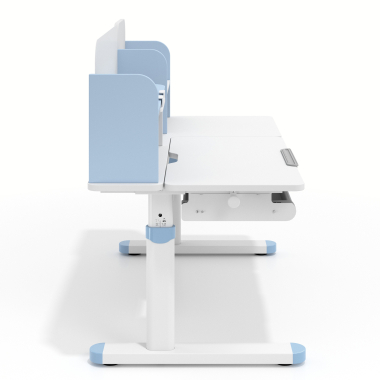 youth desk table white blue ergokid 8