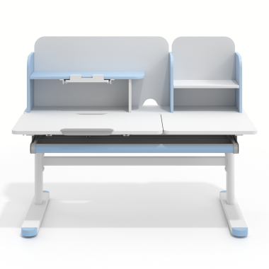 youth desk table white blue ergokid 3