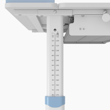 youth desk table white blue ergokid 14