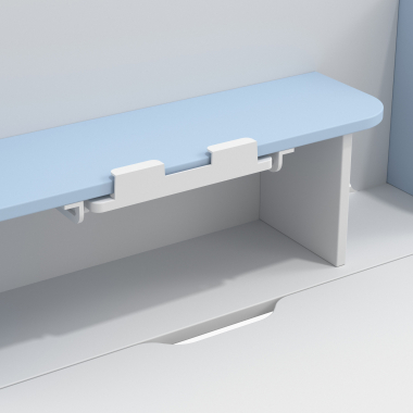 youth desk table white blue ergokid 15