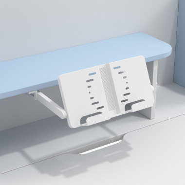 youth desk table white blue ergokid 16