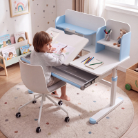 Kids’ desk ErgoKid Max, ergonomic and height adjustable, 120x60cm