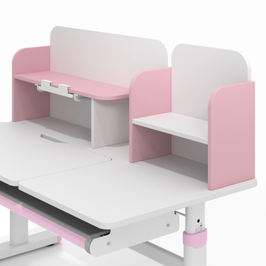 youth desk table white pink ergokid 11