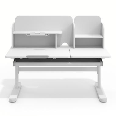youth desk table white grey ergokid 3