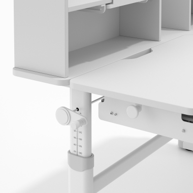 youth desk table white grey ergokid 13
