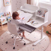 Kids’ desk ErgoKid Max, ergonomic and height adjustable, 120x60cm