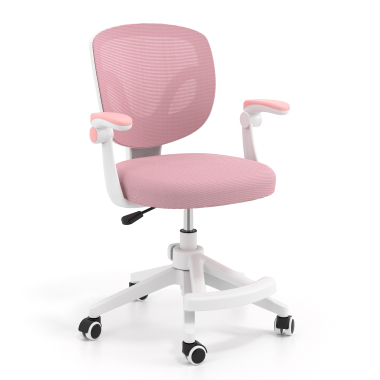 junior chair rose kiddo fabric flip up armrests extendable footrest 1