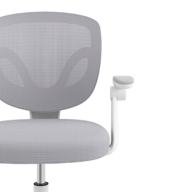Breathable backrest and padded seat