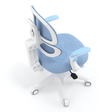 junior chair blue smartfit fabric 2d adjustable armrests 7