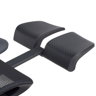 ergonomic chair black halo z3 mesh 4d adjustable armrests lumbar support headrest extendable footrest 13