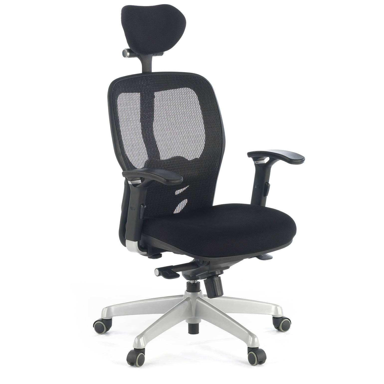 Hazuki Plus Ergonomic office chair, 3D arms, with headrest