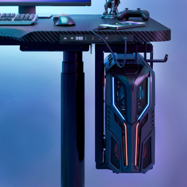 gaming desk black stratos pro 13
