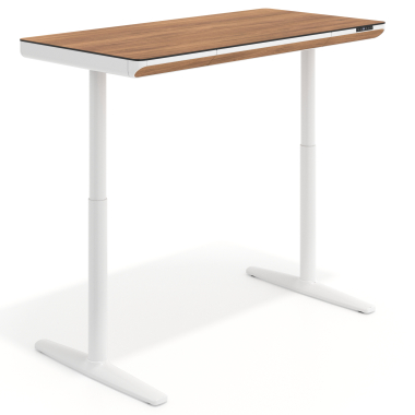 height adjustable desk white light walnut nolan 13