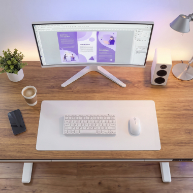 height adjustable desk white light walnut nolan 16