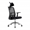 Shifter ergonomic office chair with mesh headrest