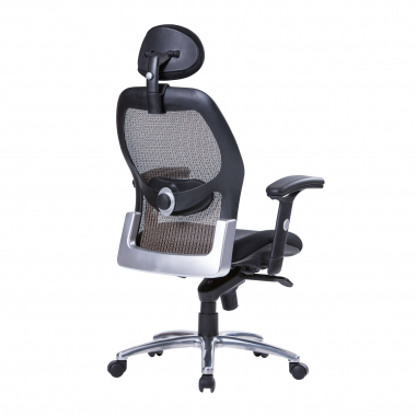 office chair black hong kong mesh 1d adjustable armrests lumbar support headrest 6