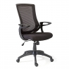 Smart folding chair for training, mesh backrest, stackable