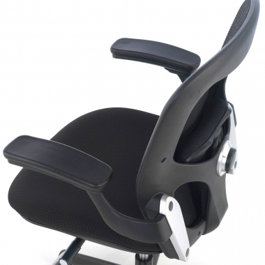 ergonomic chair black office chair mesh movable armrests lumbar support 5