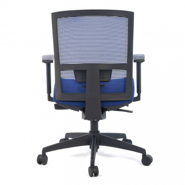 ergonomic chair blue black frame mesh 1d adjustable armrests lumbar support 9