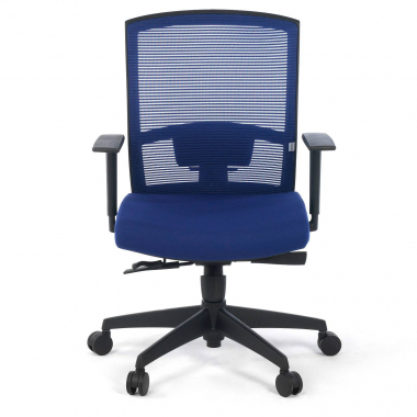 ergonomic chair blue black frame mesh 1d adjustable armrests lumbar support 4