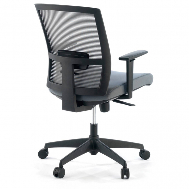 ergonomic chair gray black frame mesh 1d adjustable armrests lumbar support 8