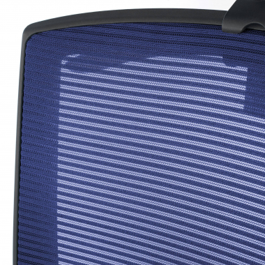 ergonomic chair blue black frame headrest mesh 1d adjustable armrests lumbar support headrest 6