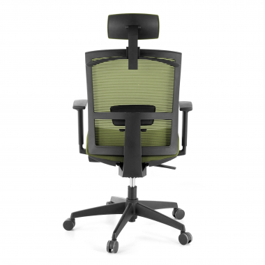ergonomic chair green black frame headrest mesh 1d adjustable armrests lumbar support headrest 8