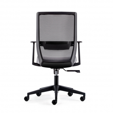swivel chair gray without headrest mesh movable armrests lumbar support 8