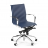 Brenton designer office chair, steel frame, low back