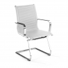 Brenton office guest chair, steel frame, sled base
