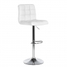 Bar Stool Eliot, Swivel Design and Faux Leather Upholstery