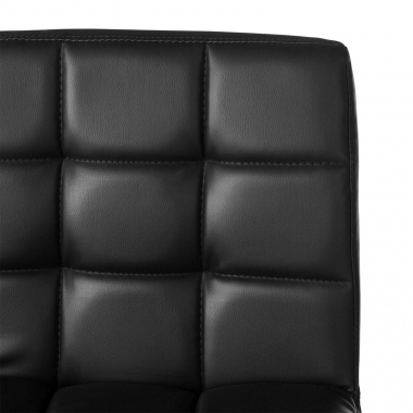 kitchen stool black eliot synthetic leather no armrests 5