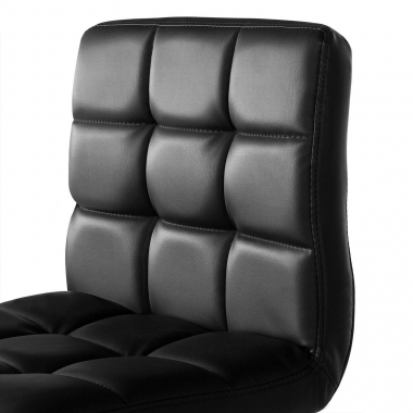 kitchen stool black eliot synthetic leather no armrests 4