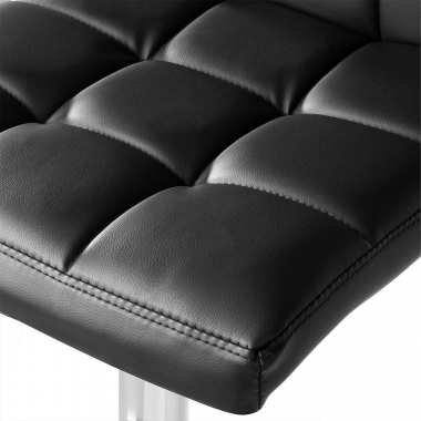 kitchen stool black eliot synthetic leather no armrests 6