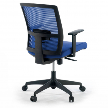 ergonomic chair blue black frame mesh 1d adjustable armrests lumbar support 8
