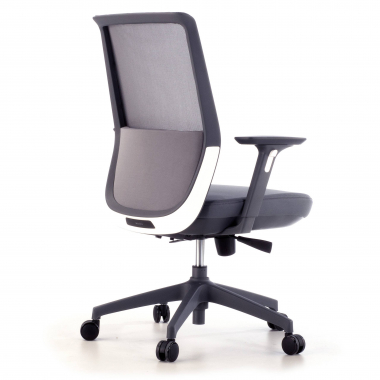 office chair gray red gray frame mesh 3d adjustable armrests 6