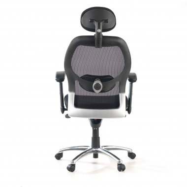 office chair black hong kong mesh 1d adjustable armrests lumbar support headrest 7