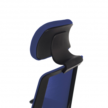 office chair blue belinda mesh 1d adjustable armrests lumbar support headrest 9