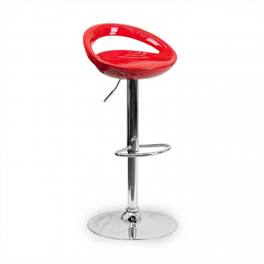 kitchen stool red danko plastic no armrests 1