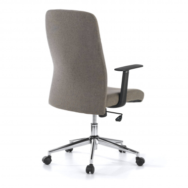 office chair black smith fabric fixed armrests 7