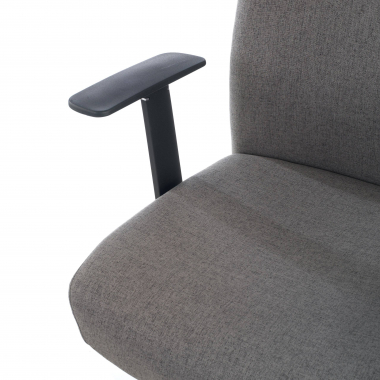 office chair black smith fabric fixed armrests 5