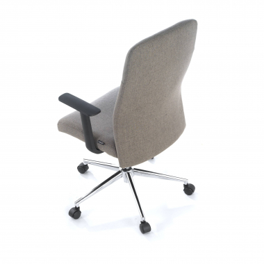 office chair black smith fabric fixed armrests 4