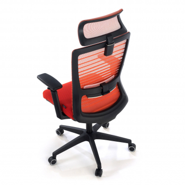 office chair red tesla mesh 3d adjustable armrests lumbar support headrest 9