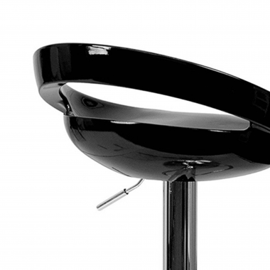 kitchen stool black danko plastic no armrests 4