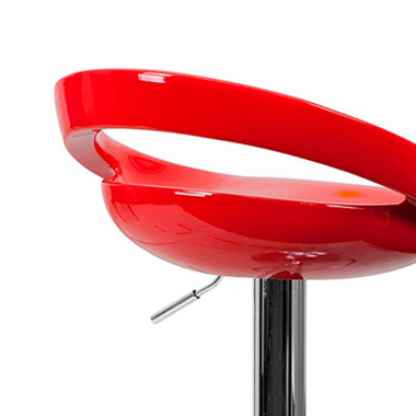 kitchen stool red danko plastic no armrests 4
