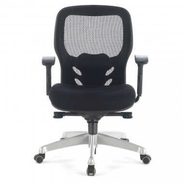home office chair black without headrest mesh 3d adjustable armrests lumbar support 4