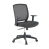 Dama white office chair, injected foam