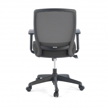 swivel chair black chair black frame mesh 1d adjustable armrests 7