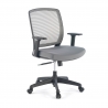 Dama white office chair, injected foam