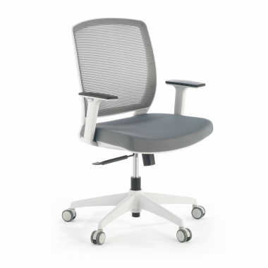 swivel chair white grey chair white frame mesh 1d adjustable armrests 1